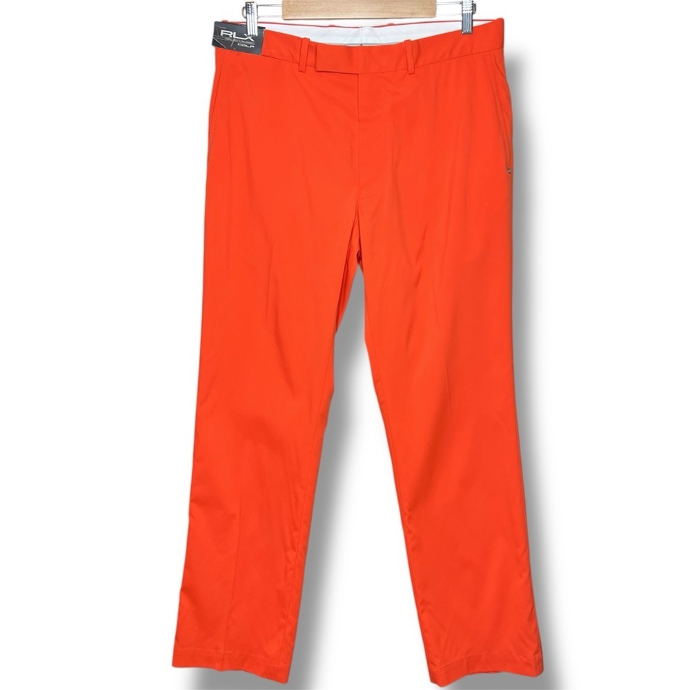 RLX Ralph‎ Lauren Golf Pants Stretch Performance Athletic Men’s 34x32 NWT-Orange
